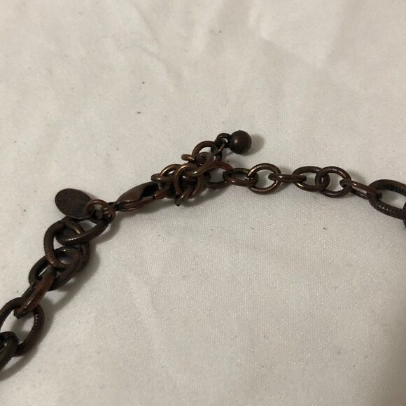 Laura Ashley turquoise beaded statement necklace - Picture 4 of 8